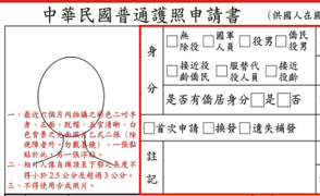 Taiwan passport photo